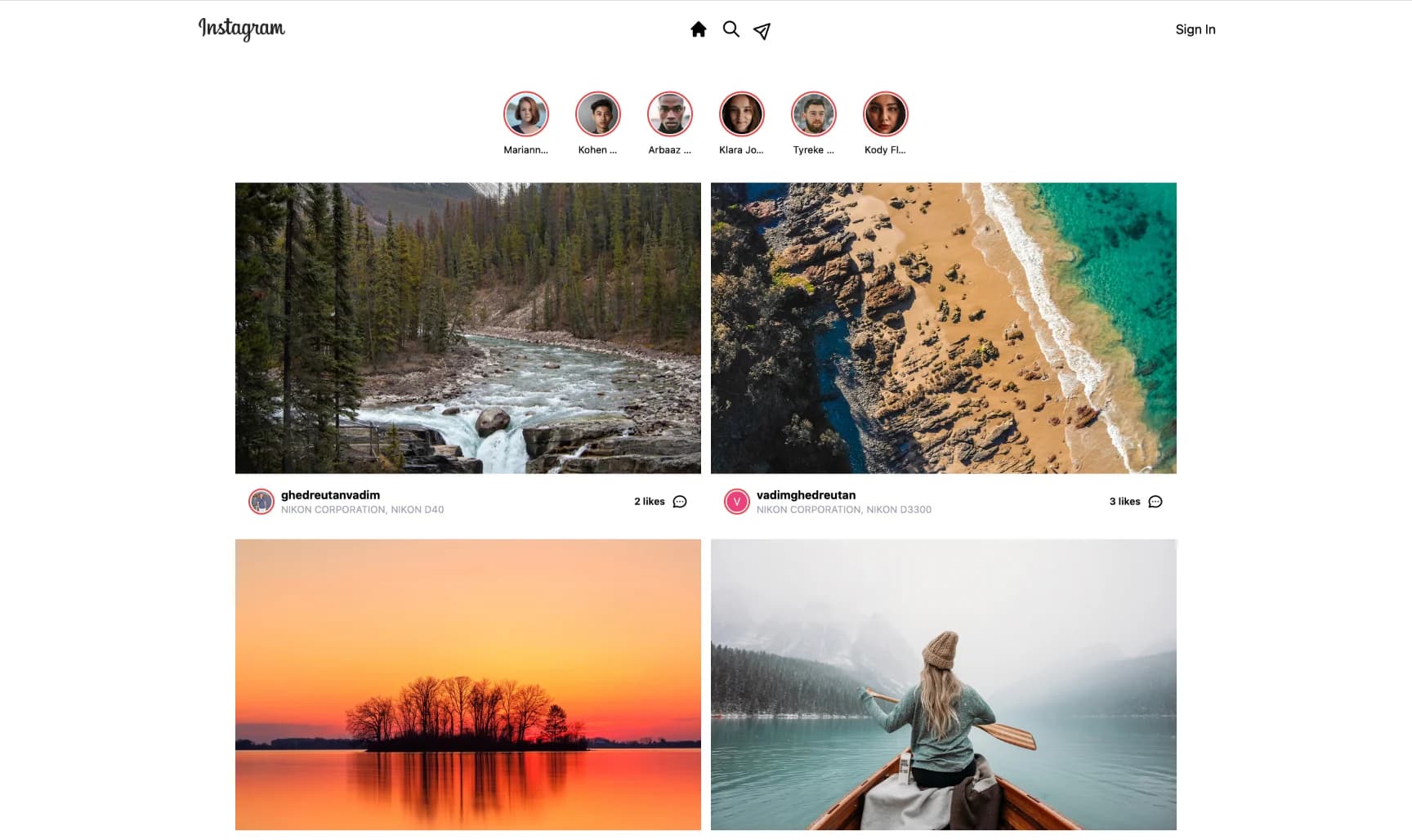 Instagram redesign